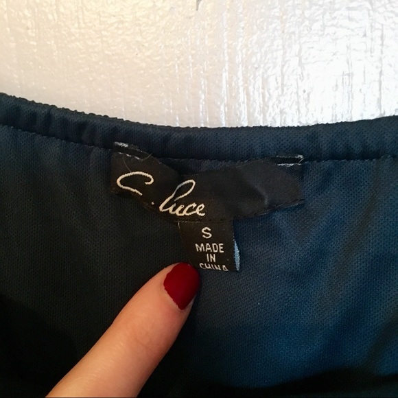 BOUTIQUE - C Luce dark green cocktail dress - Picture 5 of 6